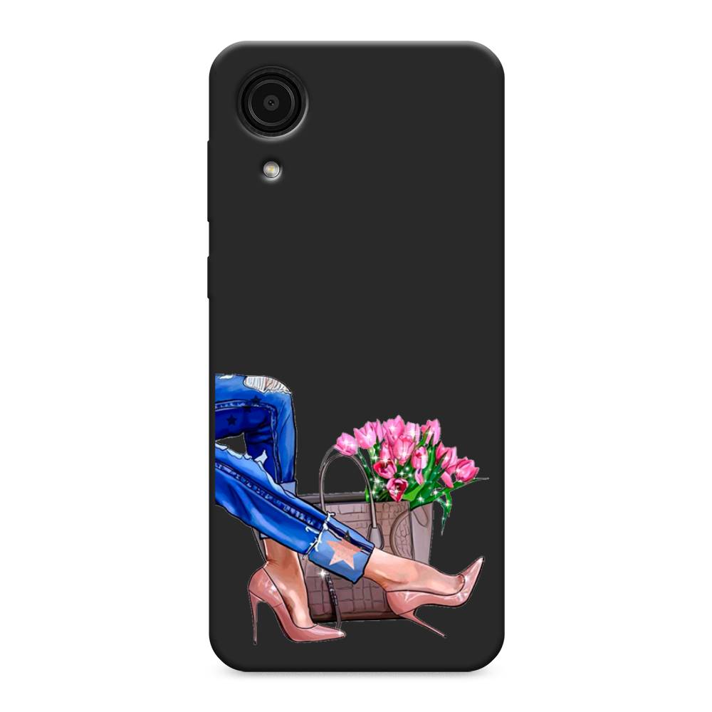 

Чехол Awog на Samsung Galaxy A03 Core / Самсунг A03 Core "Каблучки", Голубой;коричневый;розовый, 2104752-1