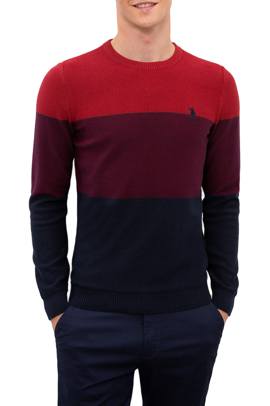 

Джемпер мужской U.S. POLO Assn. G081GL0TK0Draw красный S
