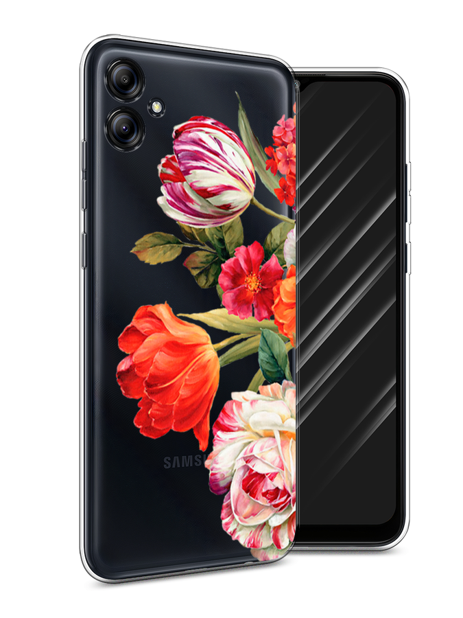 

Чехол Awog на Samsung Galaxy A04e "Весенний букет", Красный;розовый;зеленый, 2107650-8
