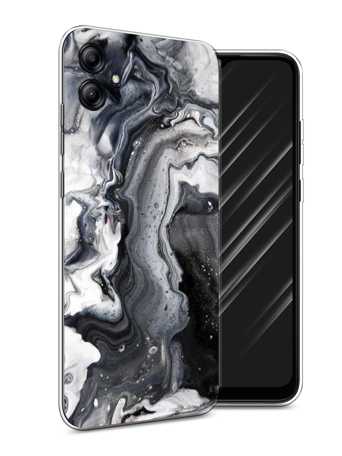 

Чехол Awog на Samsung Galaxy A04e "Бело-черные сложные полосы", Серый;серебристый;белый, 2107650-3