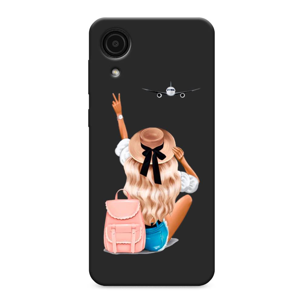 

Чехол Awog на Samsung Galaxy A03 Core / Самсунг A03 Core "Автостопом самолетом", Бежевый;розовый;голубой, 2104752-1