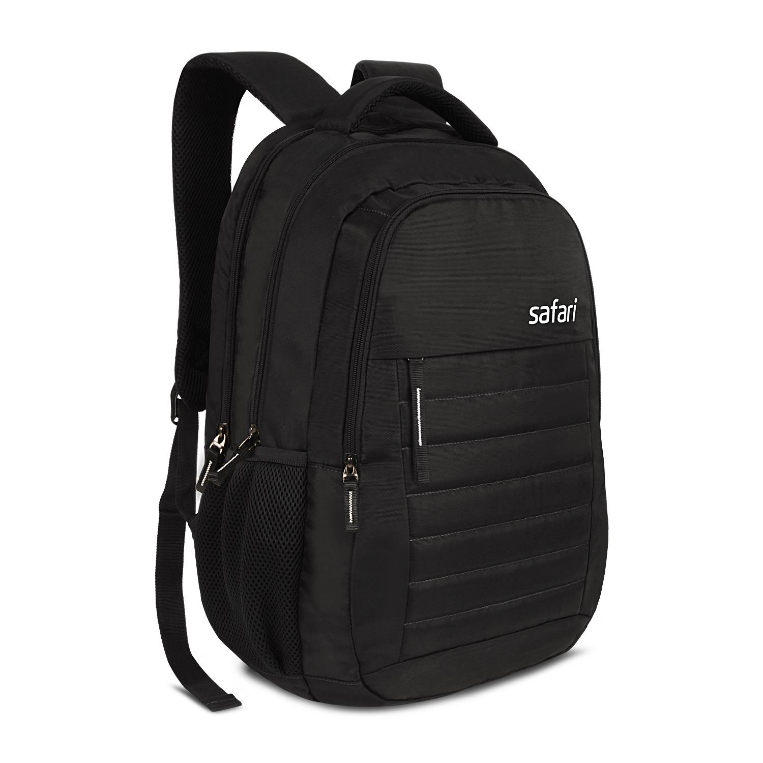 Рюкзак молодежный Safari Deluxe Black, три отделения, черный рюкзак молодежный safari grit grey два отделения