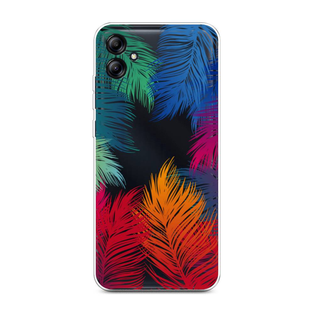 

Чехол Awog на Samsung Galaxy A04e "Рамка из перьев", Красный, 2107650-4