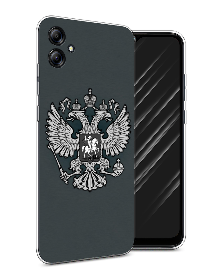 

Чехол Awog на Samsung Galaxy A04e "Герб России серый", 2107650-5