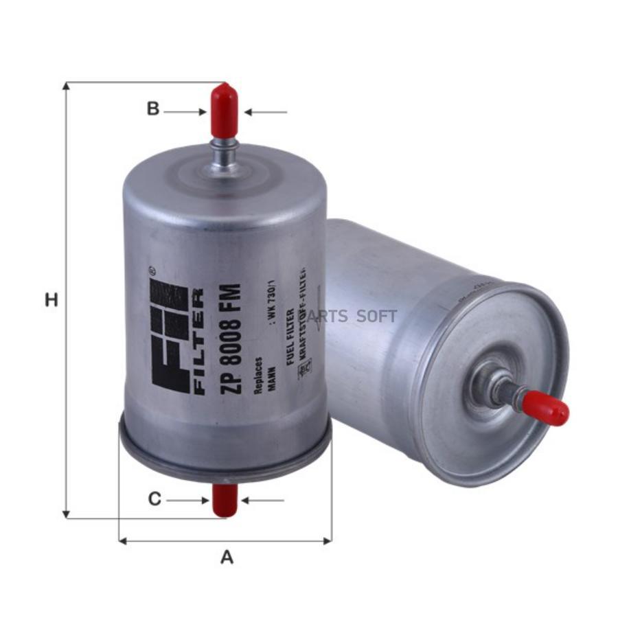 

Фильтр топливный AD VW 98-> FOR All FIL FILTER ZP8008FM, ZP8008FM