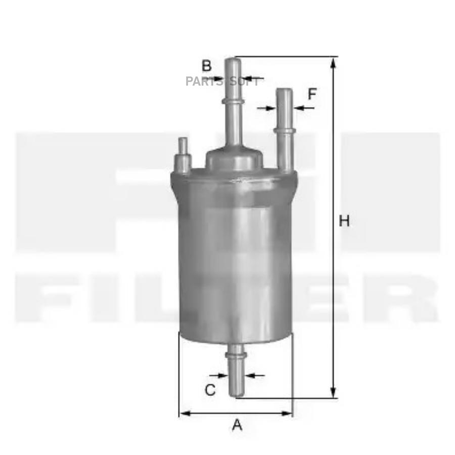 

Фильтр топливный AD VW FIL FILTER ZP8100FL, ZP8100FL