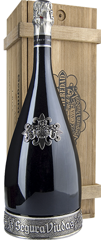

Игристое вино Segura Viudas, Cava Brut Reserva Heredad, в деревянной коробке