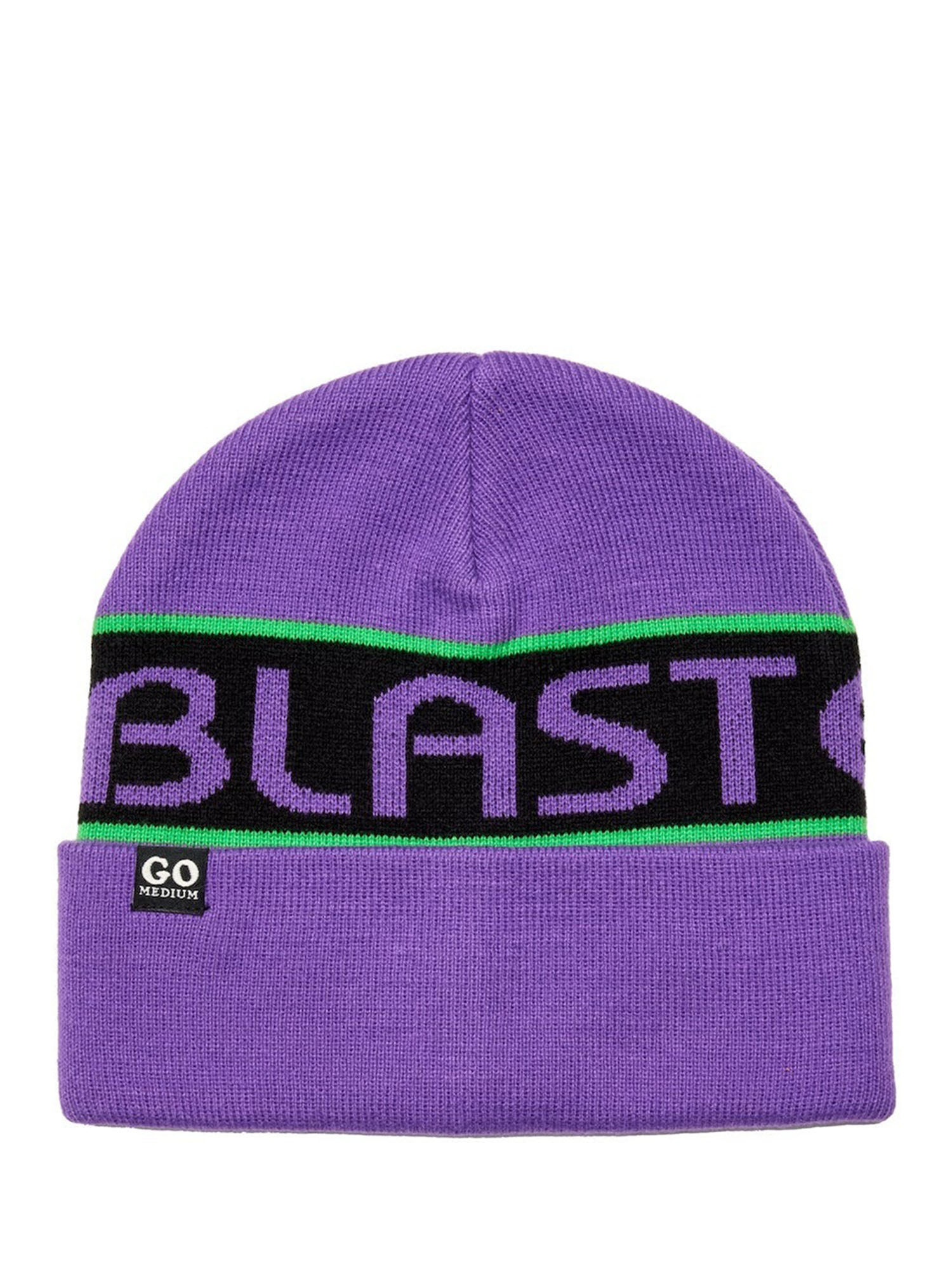 Шапка бини мужская Airblaster Go Medium Beanie фиолетовая/черная, one size