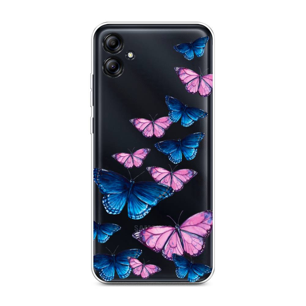 

Чехол Awog на Samsung Galaxy A04e "Полет бабочек", Синий;черный;розовый, 2107650-2