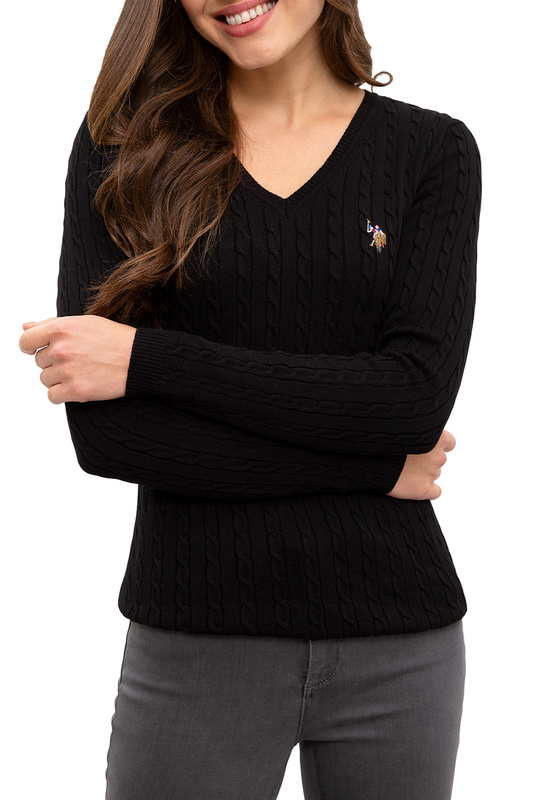 фото Пуловер женский u.s. polo assn. g082sz0tk0tk03-bsk20 черный m