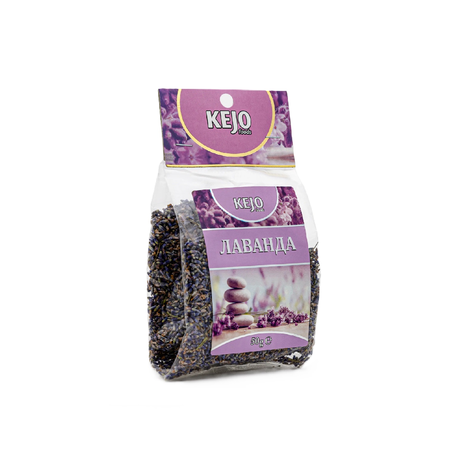 

Чай Kejofoods цветки Лаванда, 50 г, цветки Лаванда