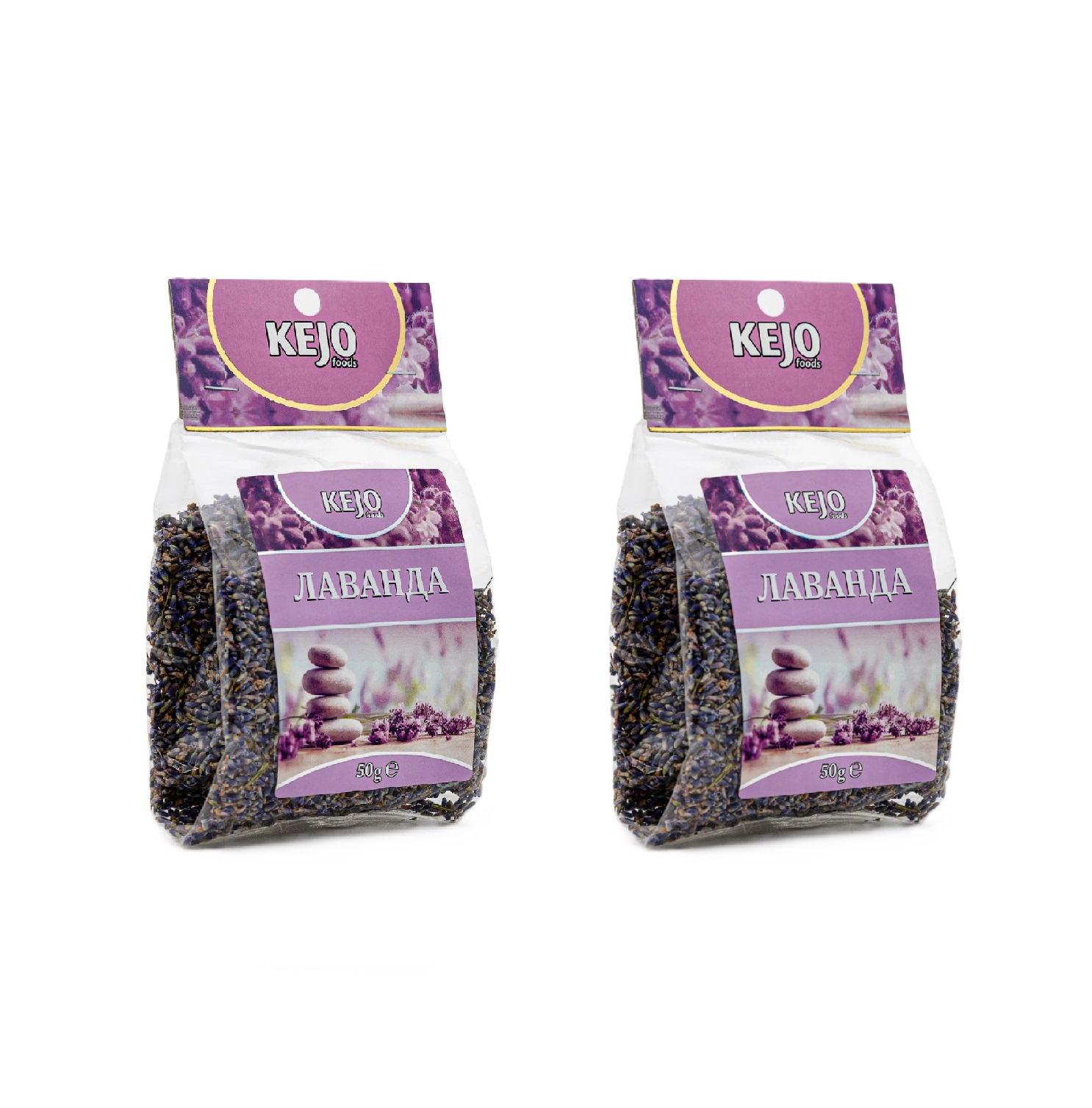 

Чай Kejofoods цветки Лаванда, 50 г * 2 шт, цветки Лаванда