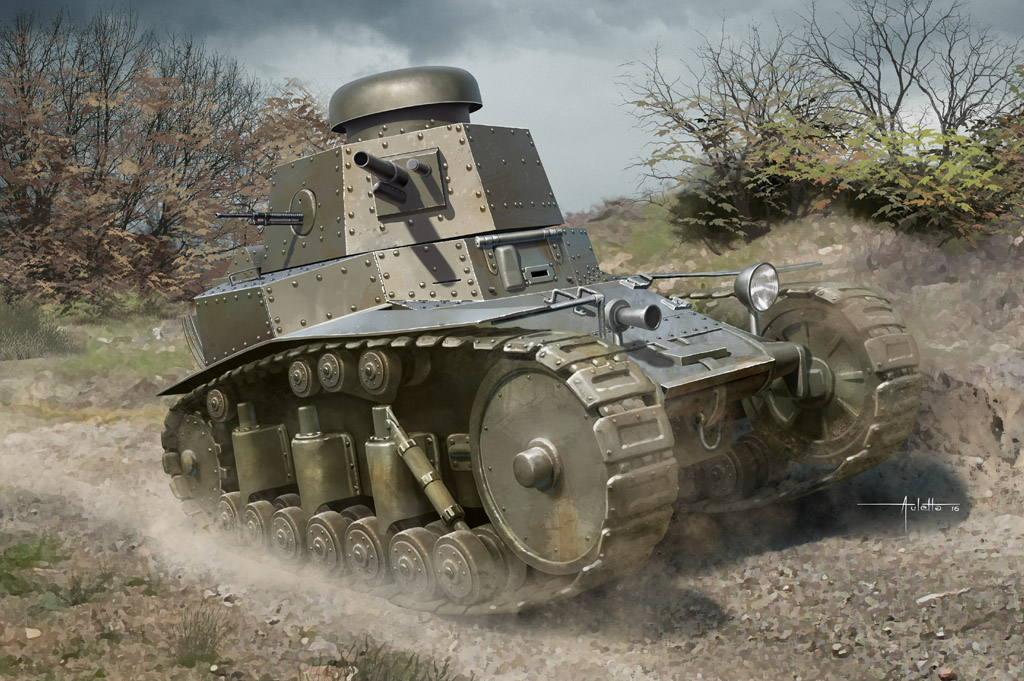 

Сборная модель HobbyBoss 1/35 Советский лёгкий танк Т-18 83873