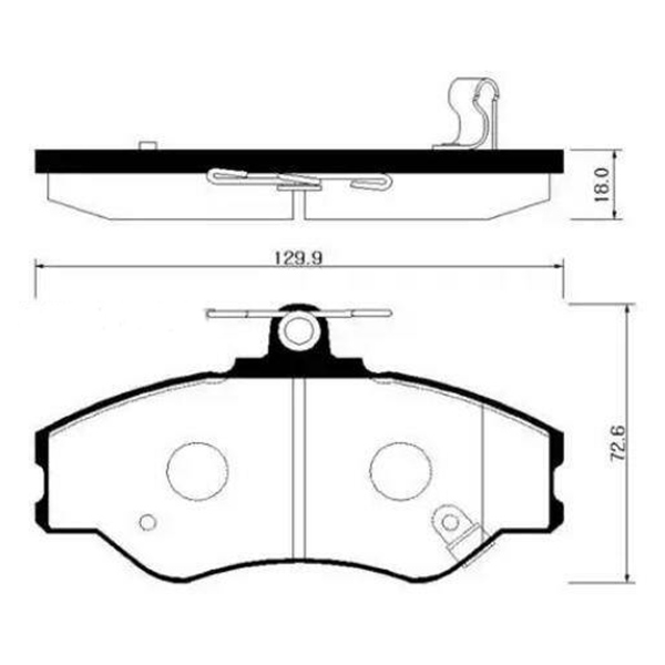 

Тормозные колодки HSB дисковые HP0019