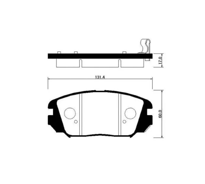 

Тормозные колодки HSB дисковые HP0031