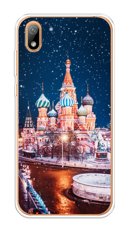 

Чехол на Huawei Y5 2019/Honor 8S/8S Prime "Москва 1", Коричневый;синий;белый, 69050-1