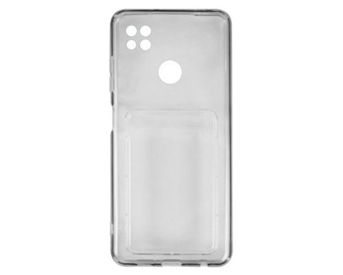 фото Панель-накладка ibox crystal с картхолдером transparent для xiaomi redmi 9c