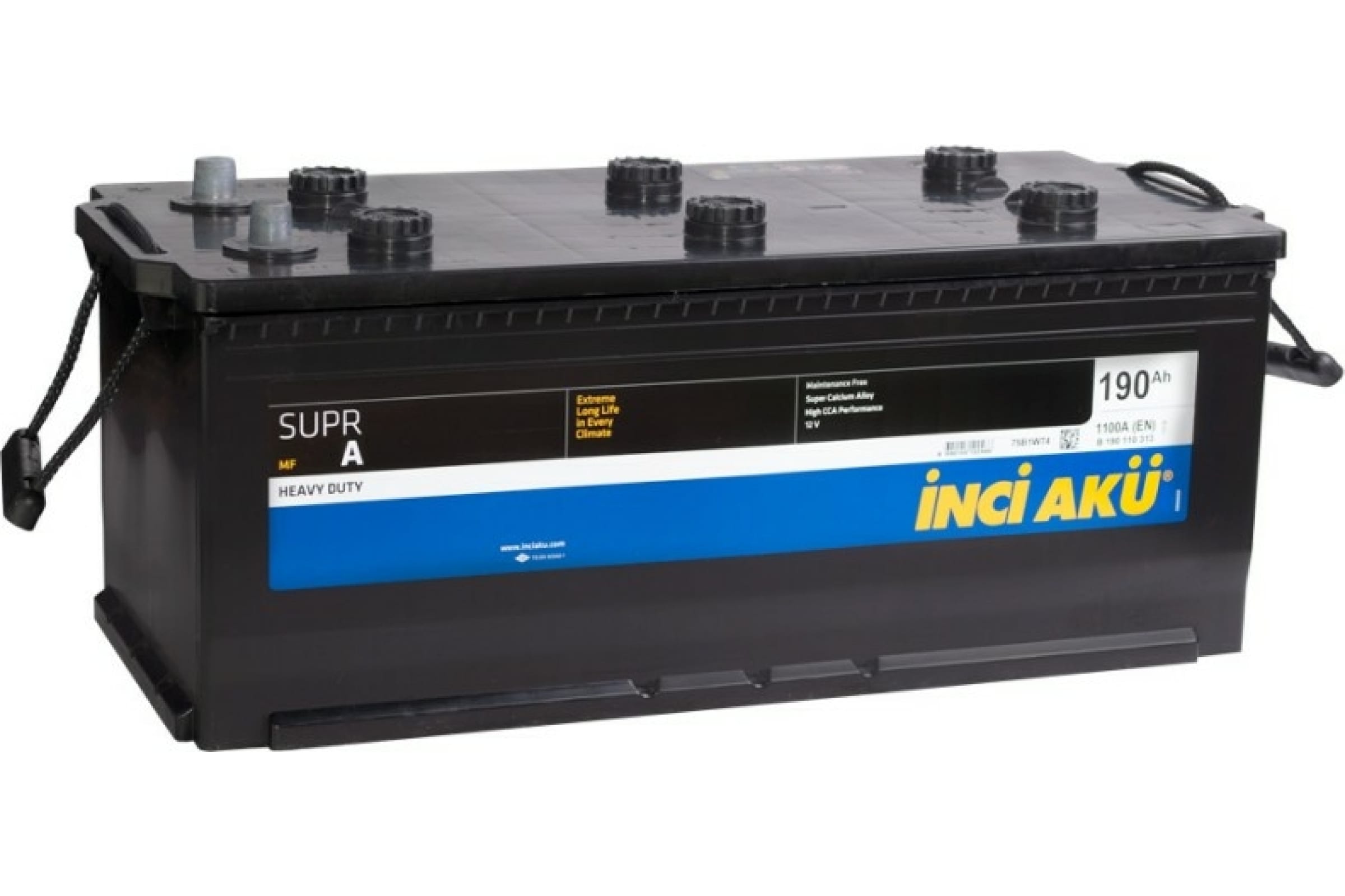 

INCI AKU Аккумулятор Supr A HD 190 euro 1100A 513x223x223 450424