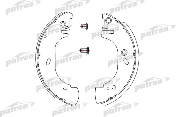 

Комплект тормозных колодок PATRON PSP541