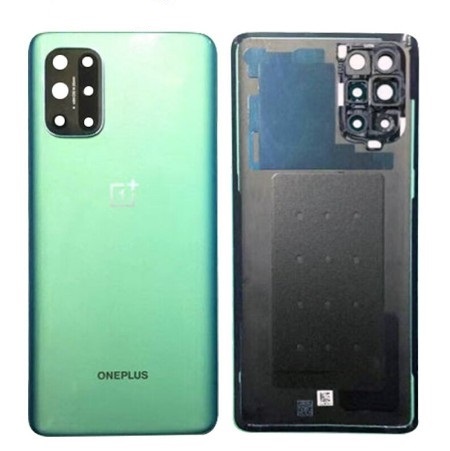 фото Задняя крышка для oneplus 8t зеленый (aquamarine green) со стеклом камеры