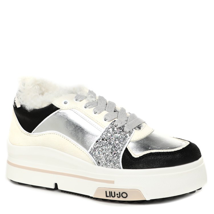 

Кеды женские Liu Jo BF3255 серебристые 39 EU, Серебристый, BF3255