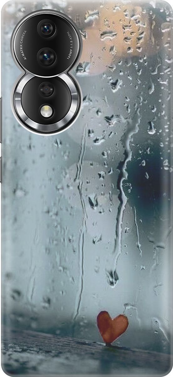 Силиконовый чехол на Honor 80 с принтом 
