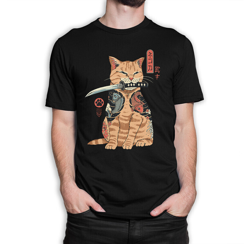 

Футболка мужская Dream Shirts Кот Самурай 1000006-2 черная XS, Черный, Кот Самурай 1000006-2