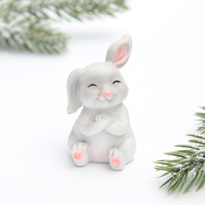 

Фигурка кролик «Ушастик», 4 х 5 см