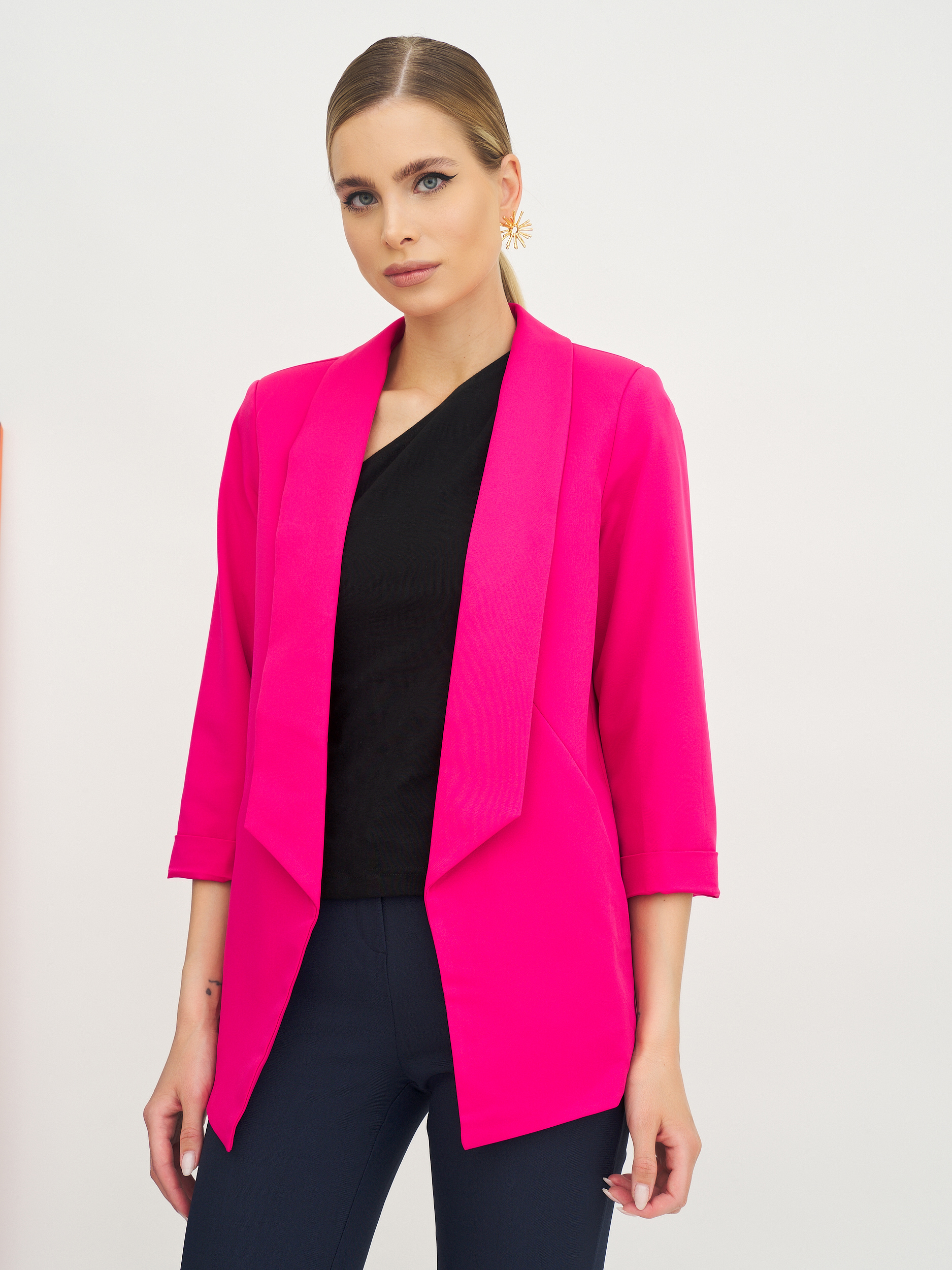 

Пиджак женский Olya Stoff OS16000 розовый 54 RU, OS16000