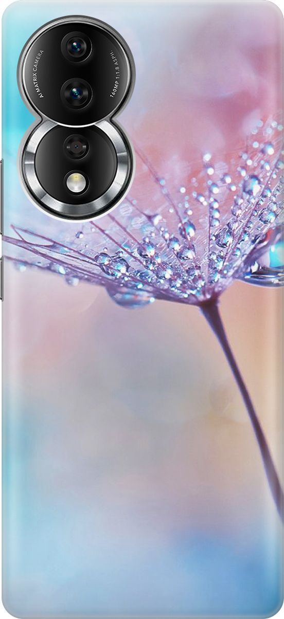 Силиконовый чехол на Honor 80 с эффектом блеска 
