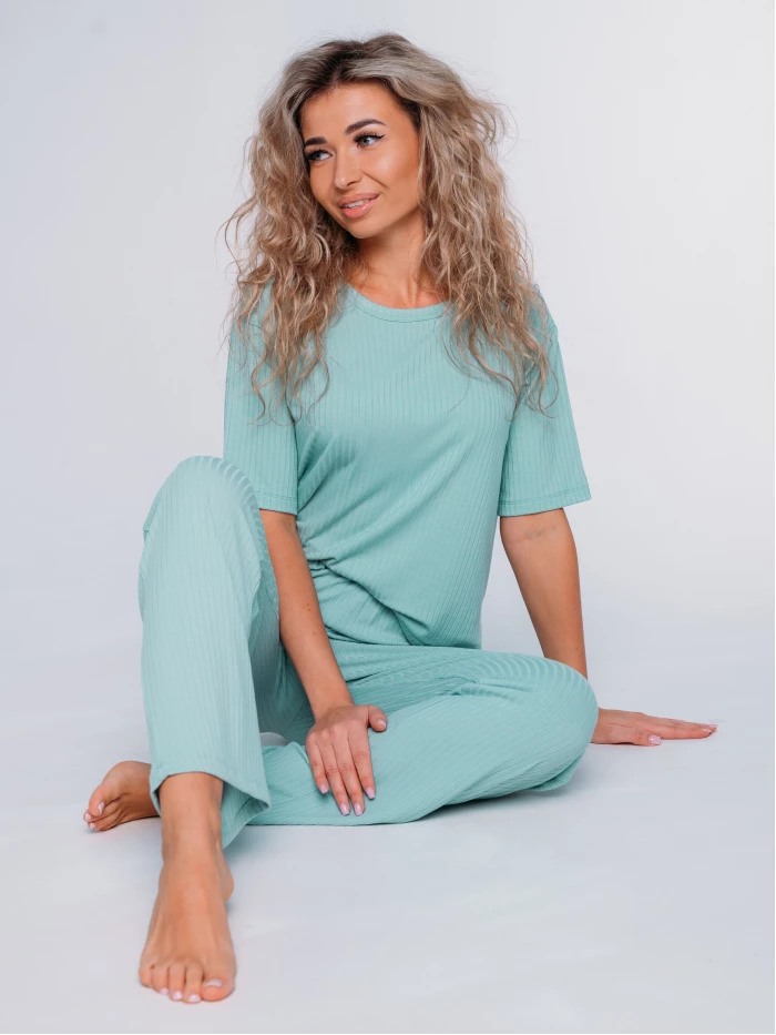 

Комплект домашний женский Cool Look Монако-1-Б ментол 50 RU, Зеленый, Монако-1-Б