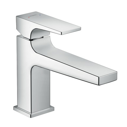 фото 32502000 metropol смеситель для раковины 100 push-open хром hansgrohe