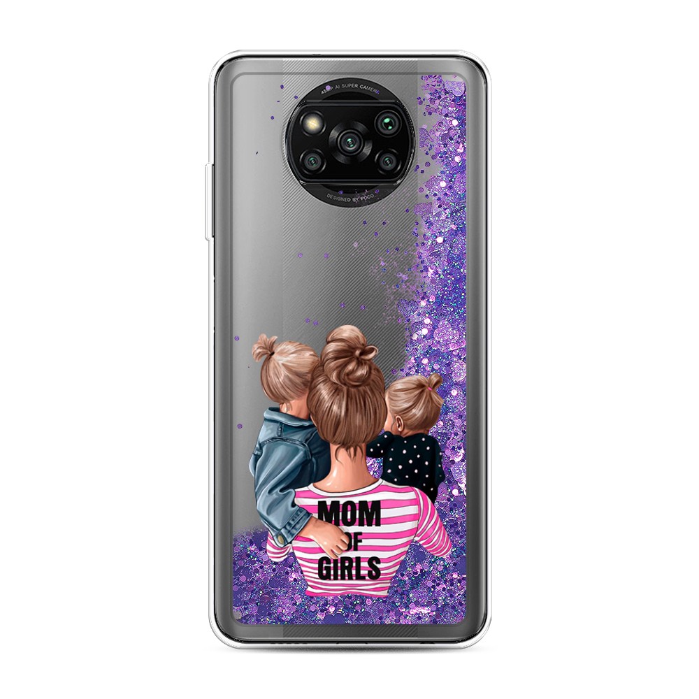 

Чехол Awog на Poco X3/X3 Pro "Mom of Girls", Разноцветный, 310692-1