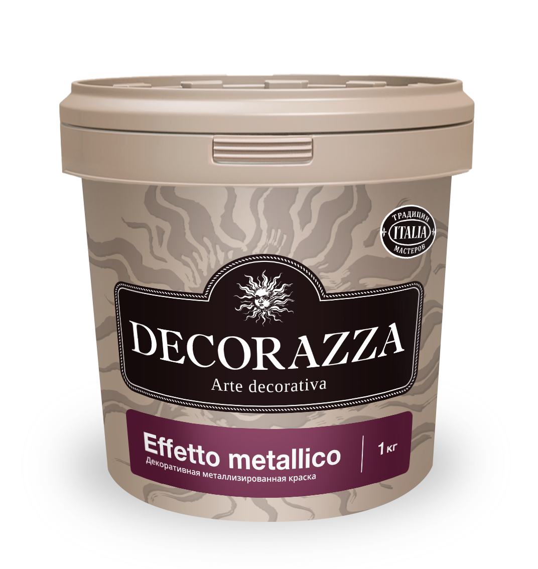 Декоративное покрытие Decorazza Effetto metallico Bianco EM 103, 1 л