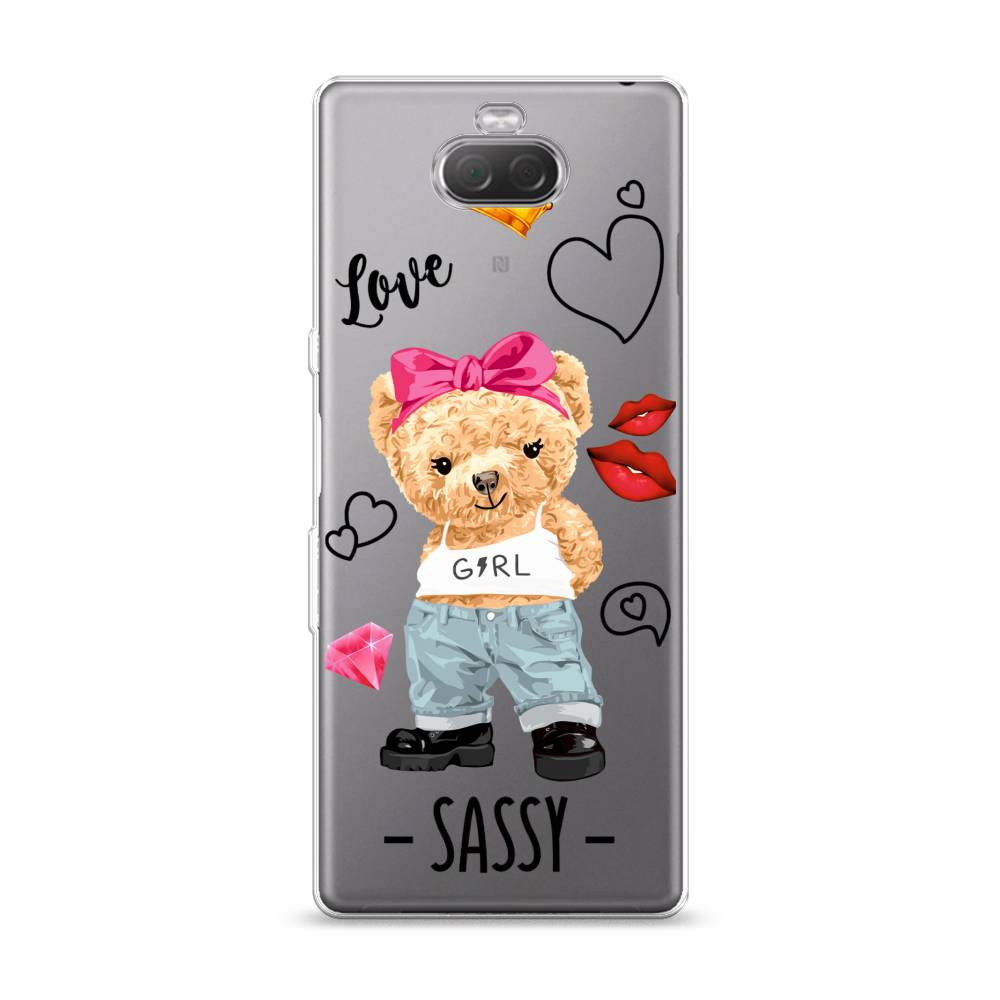 

Чехол на Sony Xperia XA3 "Sugar Mommy", Голубой;белый;розовый, 53750-6