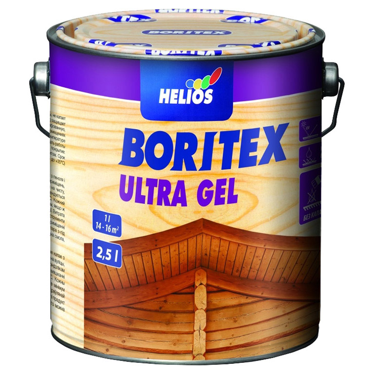 Лазурь Boritex Ultra Gel 2,5 л № 6 черешня