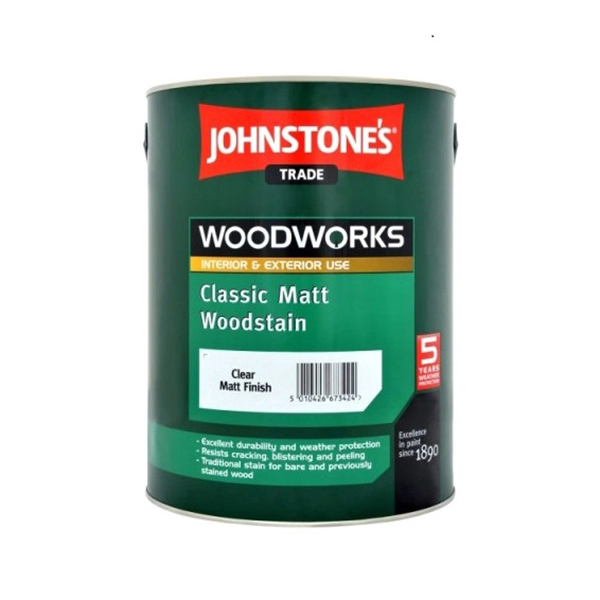 фото Лак johnstone's matt woodstain бесцветный 0,75 л johnstones