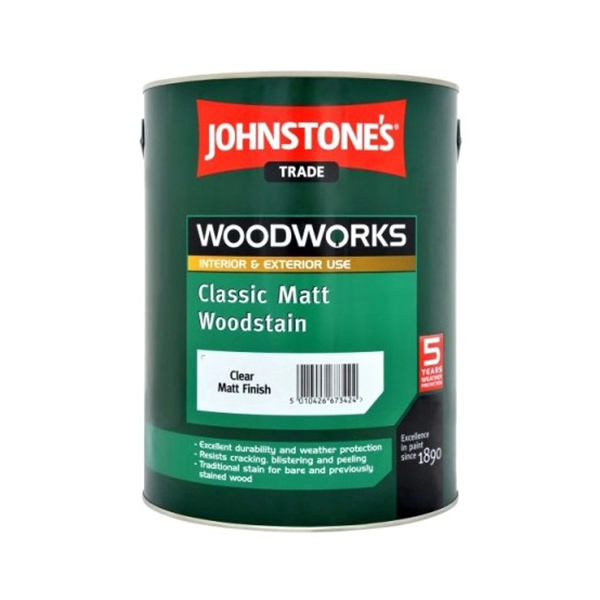 фото Лак johnstone's matt woodstain бесцветный 0,75 л johnstones