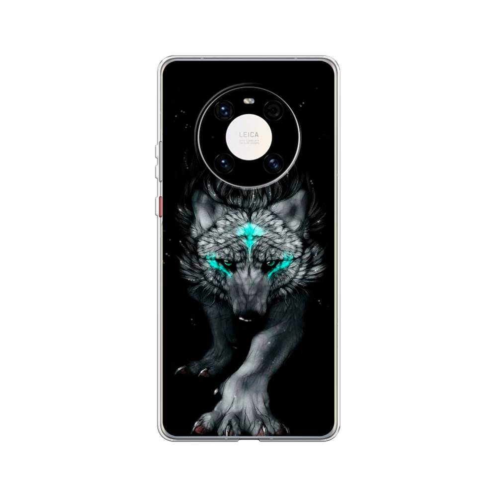 

Чехол Awog на Huawei Mate 40 Pro "Волшебный волк", Черный;серый, 6104450-2