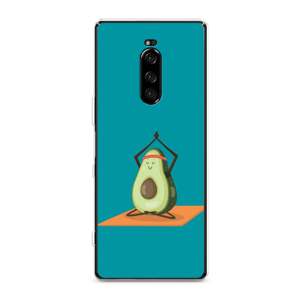 

Чехол на Sony Xperia XZ4 "Расслабься с авокадо", Голубой, 53850-6