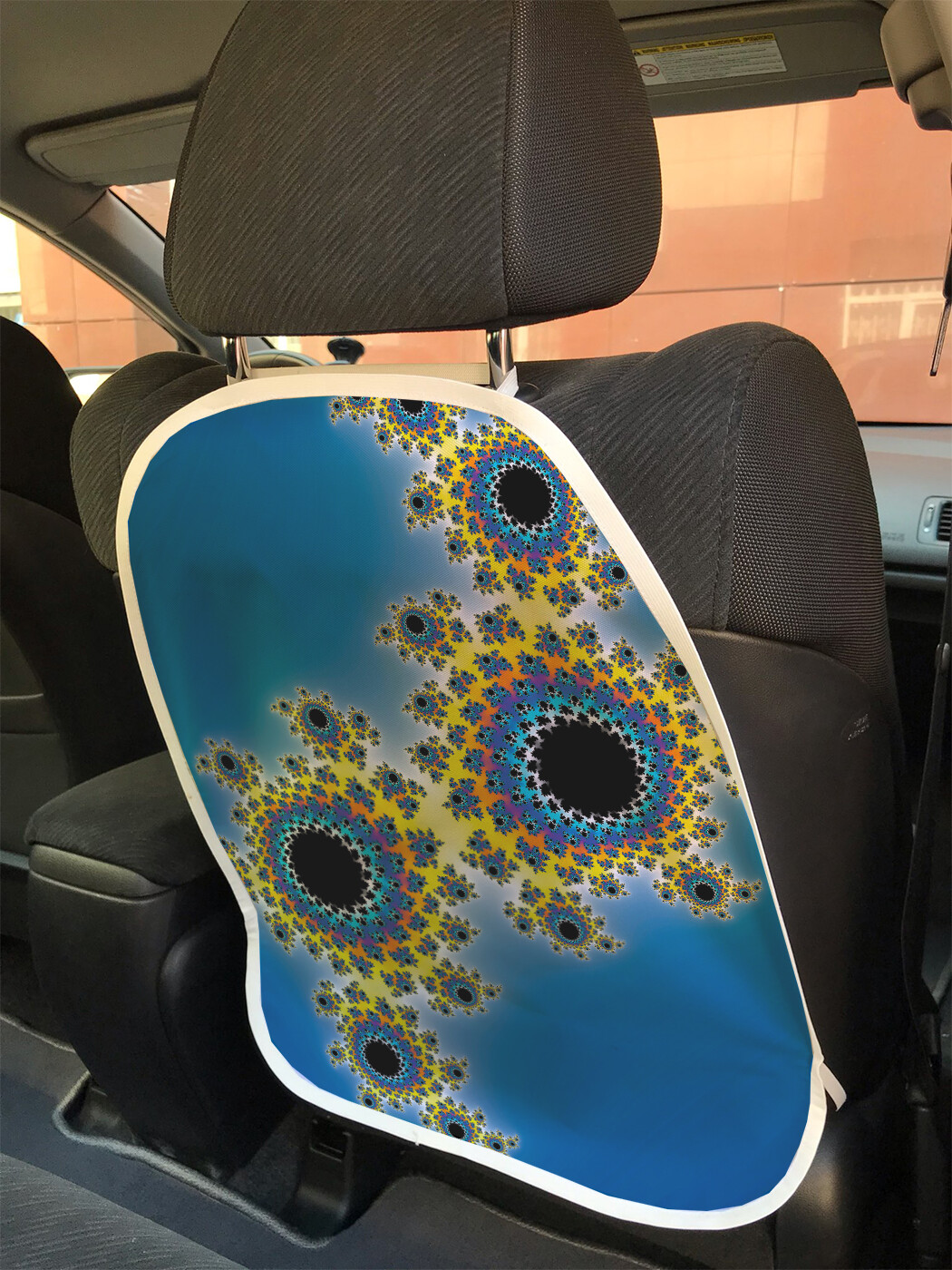 фото Накидка на спинку сиденья joyarty инопланетные клетки, 45х62