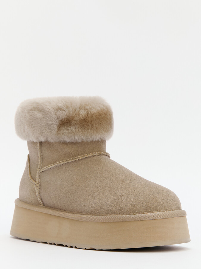 

Угги женские Tendance YS-38168D-46 бежевые 38 EU, Бежевый, YS-38168D-46