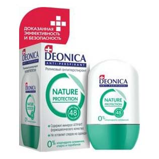 

Дезодорант для тела женский роликовый Deonica Nature Protection 45 мл