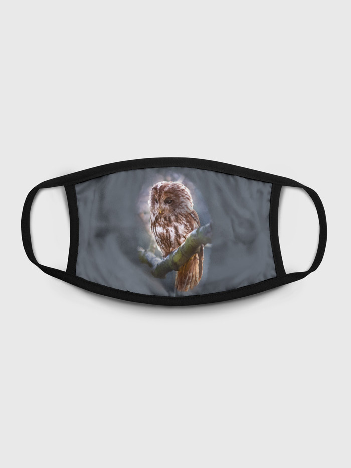 

Многоразовая маска унисекс Burnettie Сова, Разноцветный, Сова