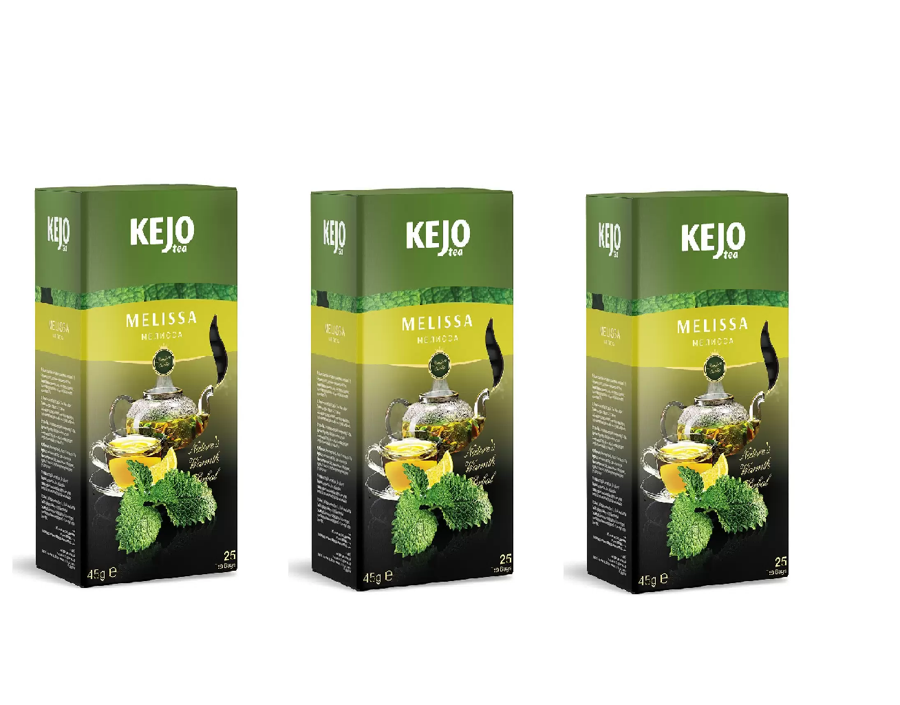 

Чай KEJO Мелисса 25 пакетиков, 3 шт, Мелисса