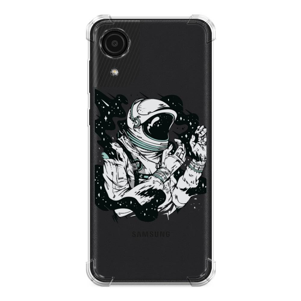 

Чехол Awog на Samsung Galaxy A03 Core / Самсунг A03 Core "Космонавт арт", Черный;белый;прозрачный, 2104751-1