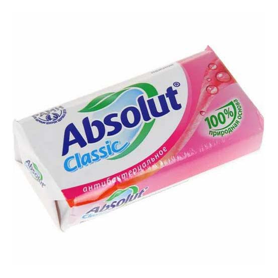 Туалетное мыло Absolut Classic Нежное антибактериальное 90 г