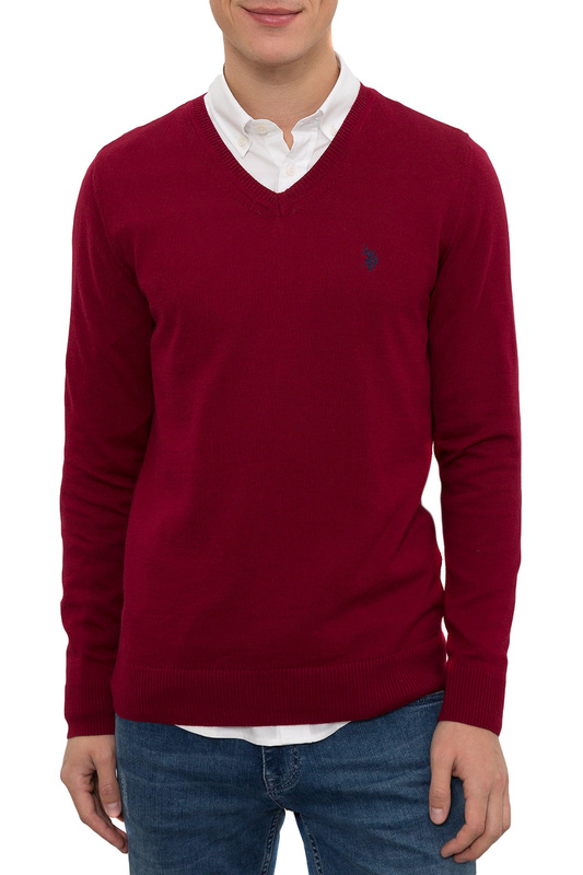 

Пуловер мужской G081SZ0TK0Enriquesk20 U.S. POLO Assn. красный S, G081SZ0TK0Enriquesk20