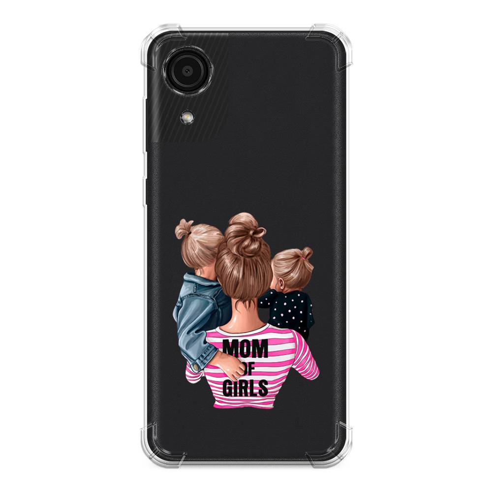 

Чехол Awog на Samsung Galaxy A03 Core / Самсунг A03 Core "Mom of Girls", Синий;розовый;черный, 2104751-1