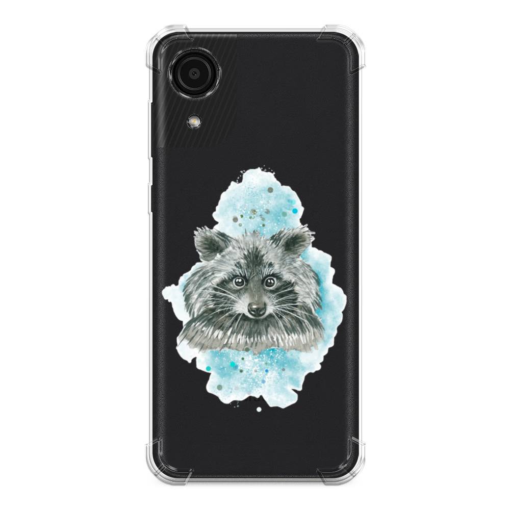 

Чехол Awog на Samsung Galaxy A03 Core / Самсунг A03 Core "Енот в голубом облаке", Голубой, 2104751-1